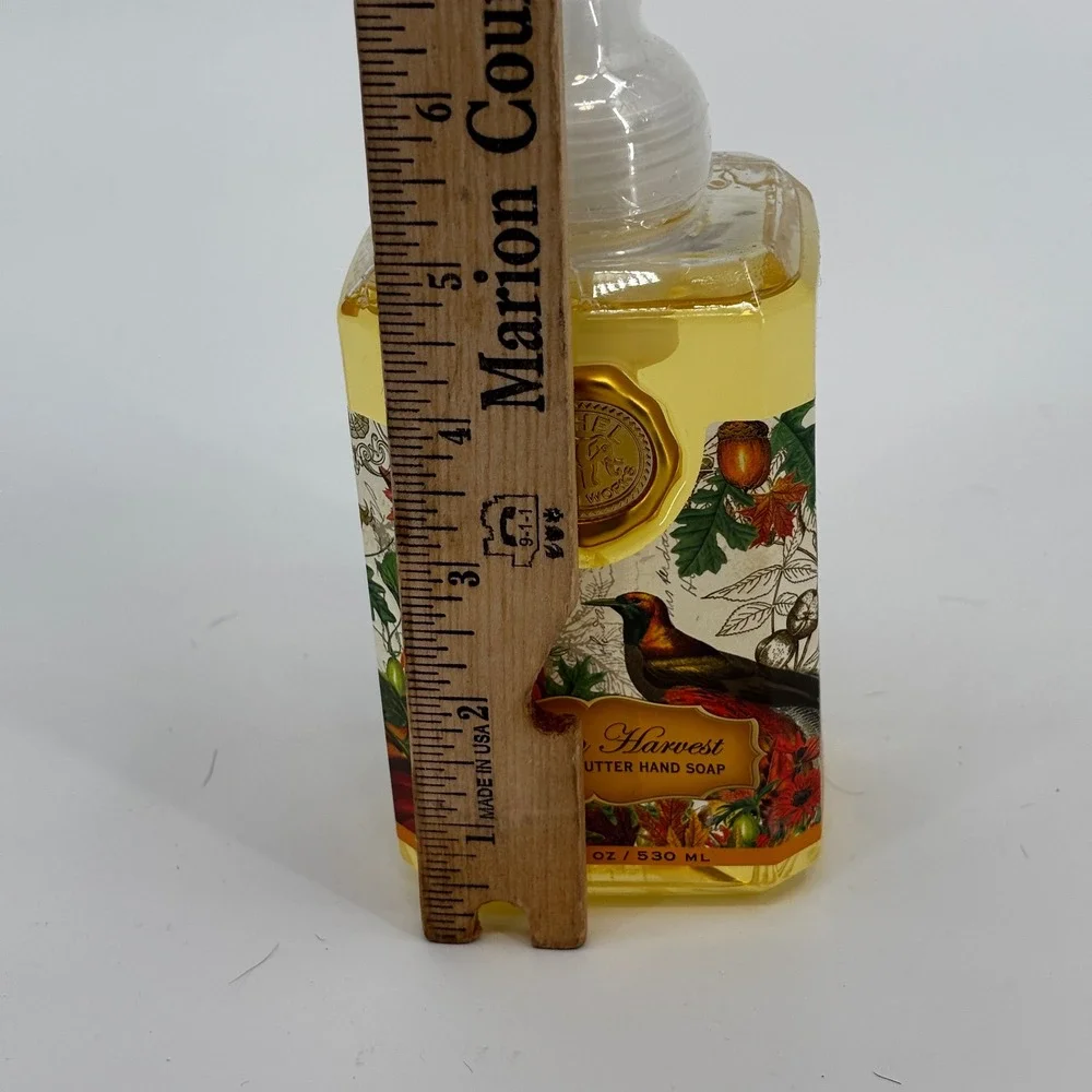Michel Design Works Hand Soap 17.8oz Yellow‎ Autumn Harvest Foaming Shea New